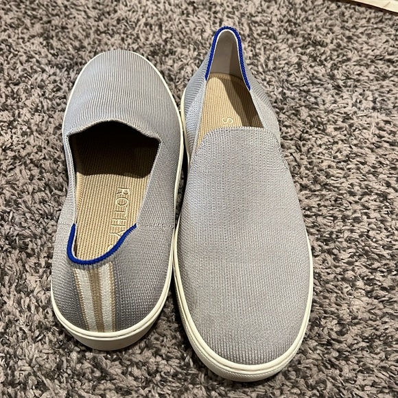 Rothy’s Original Slip on Sneaker - gray - size 8.5 - Picture 2 of 4